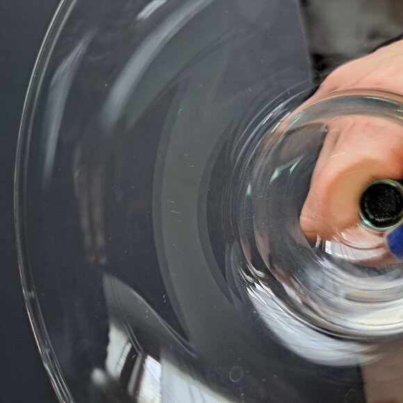 Siesta Margarita Glass 7" Green Cactus Stem Sleeping Man Mexican Style 4.5" Wide - Picture 9 of 12